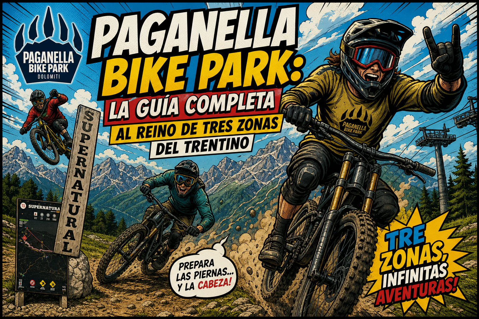 Paganella Bike Park la guía completa al reino de tres zonas del Trentino