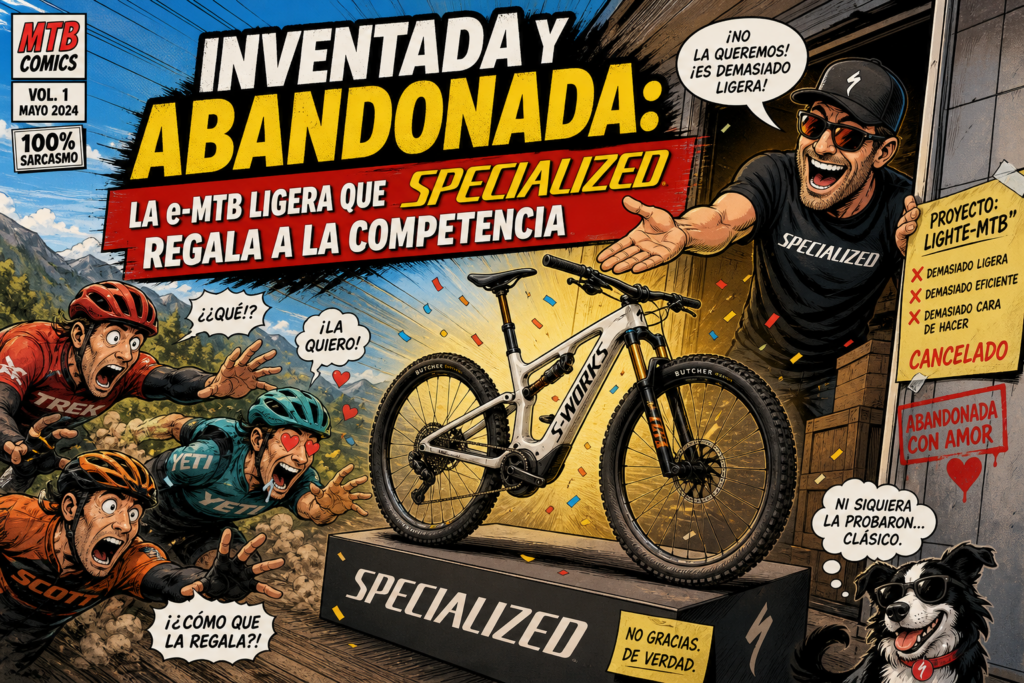 Inventada y abandonada la e MTB ligera que Specialized regala a la competencia