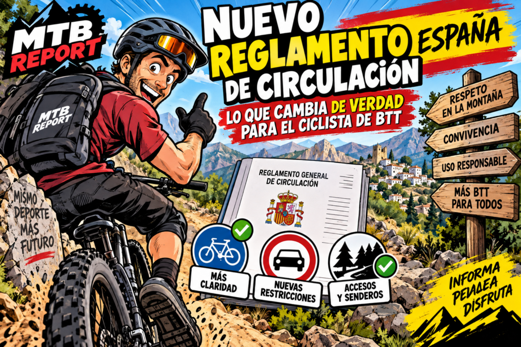 Nuevas normas DGT ciclistas, BTT casco obligatorio, casco bicicleta obligatorio 2026, Reglamento General de