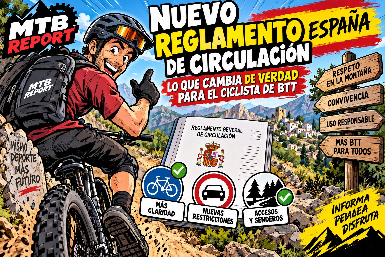 Nuevas normas DGT ciclistas, BTT casco obligatorio, casco bicicleta obligatorio 2026, Reglamento General de